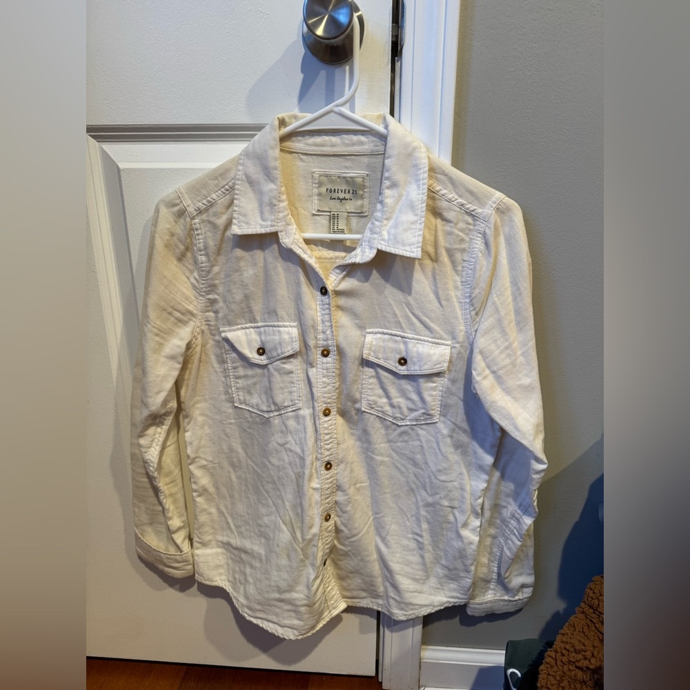 Forever 21 White Button Down